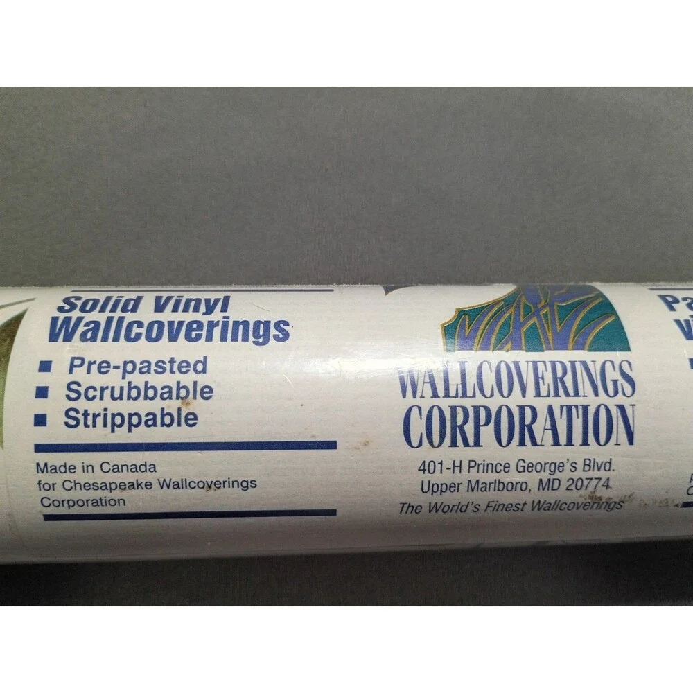 Chesapeake Solid Wallcovering Wallpaper Floral Design Pattern #WQ6403-2